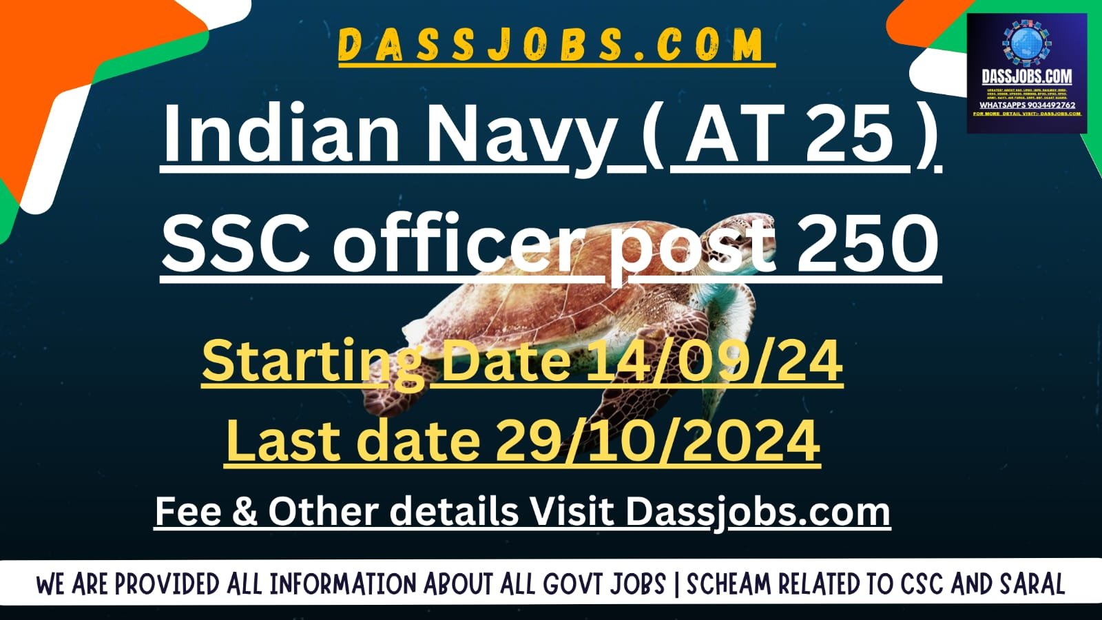 Indian Navy (AT 25) SSC Officer June 2024-25 for 250 Posts Online Form