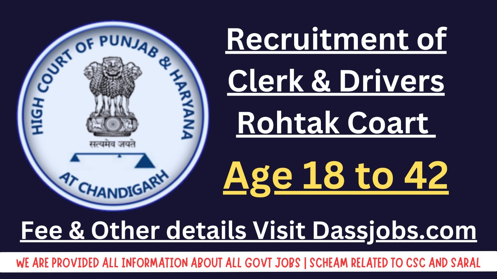 https://dassjobs.com/recruitment-of-clerk-and-driver-posts-on-adhoc-basis-in-rohtak-court/